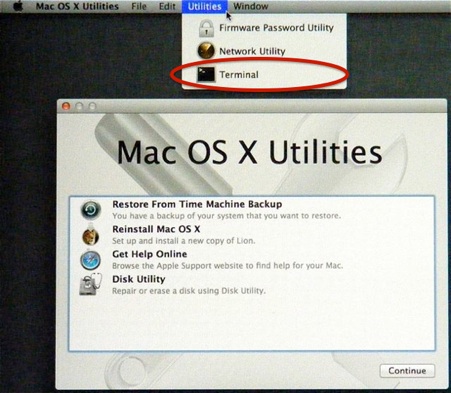 i forgot application install pass for mac